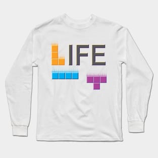 Tetris Life Long Sleeve T-Shirt